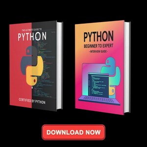 Python Ultimate Guide Bundle (2 Books) | Python Beginner to Expert with Cheat Sheets, Interview Prep...