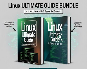 Linux Ultimate Guide Combo (2 eBooks) - Professional & Cheat Sheet Edition (Shell scripting, Cheat sheets, more)
