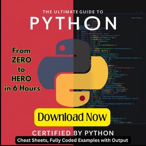 Python Ultimate Guide Bundle (2 Books) | Python Beginner to Expert with Cheat Sheets, Interview Prep... image 2