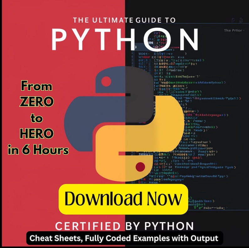 Python Ultimate Guide Bundle (2 Books) | Python Beginner to Expert with Cheat Sheets, Interview Prep... image 2