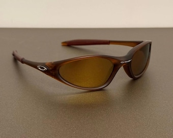 Retro/90s Oakley Minute Gen 1 Sunglasses Brown Frame Brown Lenses