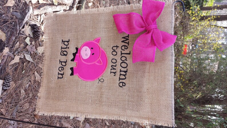 Burlap Garden Flag Blanks 6 BLANK Double Sided Burlap Flags | Etsy