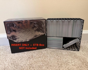 Pokemon ETB Storage Insert | Elite Trainer Box Bulk Card Holder 800+ Cards | ETBulkinator 3D Printed PETG