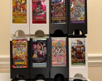 Modular TCG Booster Pack Dispenser System | Pokemon Yugioh MTG One Piece | Skadis Wall Mount Stackable Storage