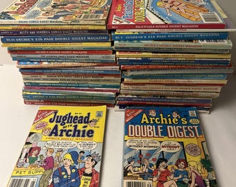 Vintage 90s Archie's Digest library Lot of 40 1990s Archie Comics