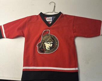 Vintage Ottawa Senators Youth Jersey Size 5 CCM Red NHL Hockey Kids Toddler