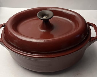 Paul Bocuse Nomar Enameled Cast Iron French Dutch Oven/Roaster Red #29