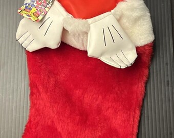 Vintage 1994 Saban Red Mighty Morphin Power Ranger Christmas Stocking w/ Tag