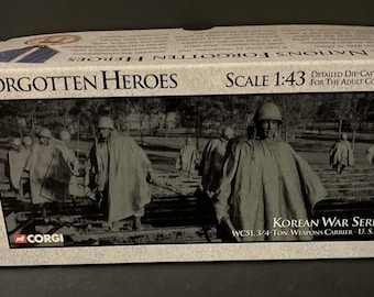 Corgi Forgotten Heroes Korean War WC51.3/4-Ton Weapons Carrier US51703 1:43