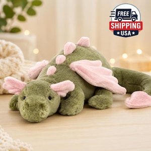 Jellycat Dragon Malachy - Etsy