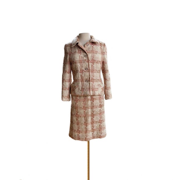 Vintage 50s Jack Clarke hand tailored tweed suit|