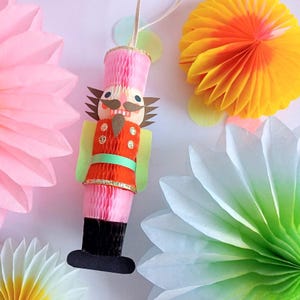 Honeycomb Nutcracker Soldier, handmade, unique