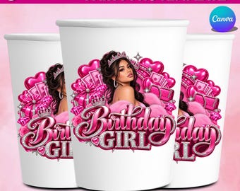 Pegatina de cumpleaños con diseño de billete de dólar, pegatina para vaso de cumpleaños, calcomanía para vaso de poliestireno, etiqueta para vaso de chupito, diseño de cumpleaños del zodíaco, diseño de camiseta