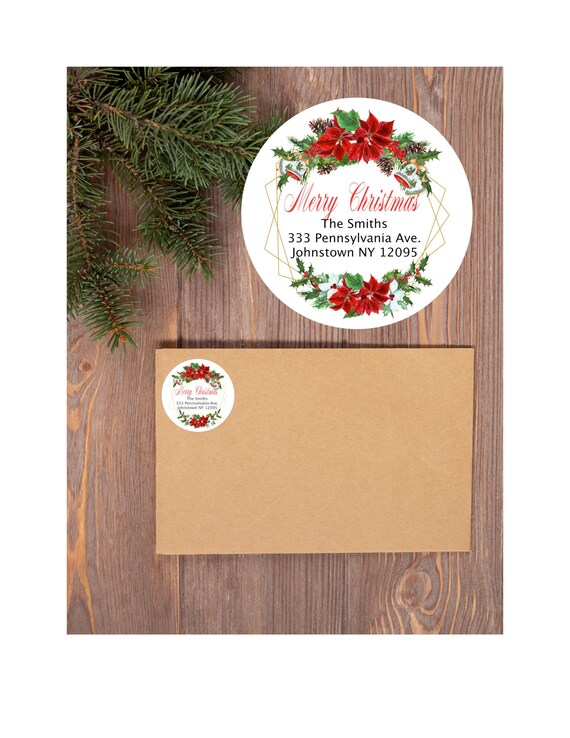 Order christmas return address labels
