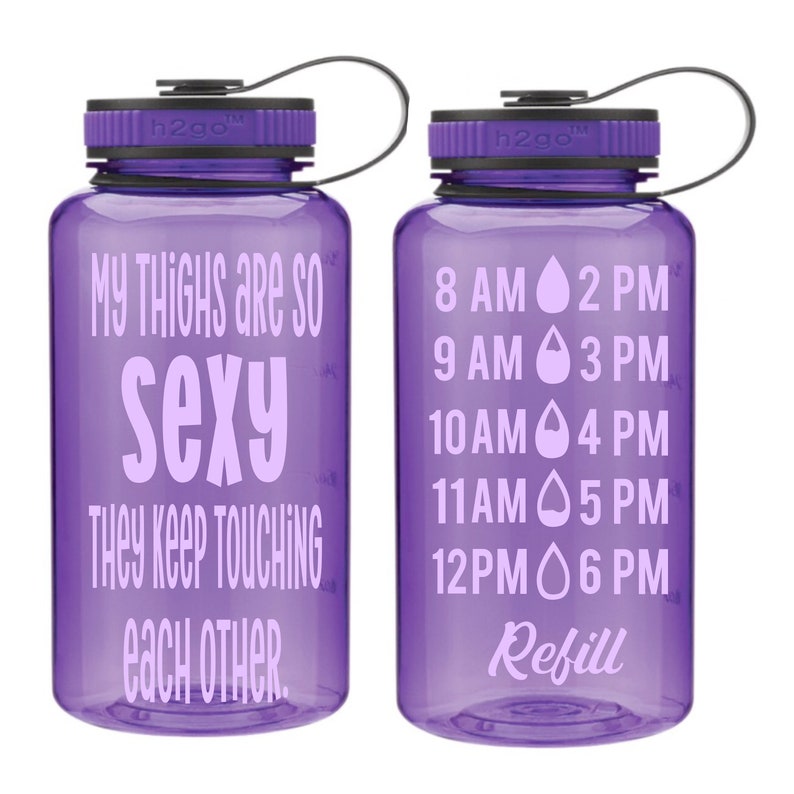 Funny Water Bottle Water Bottle Tracker Keep Track Water Etsy