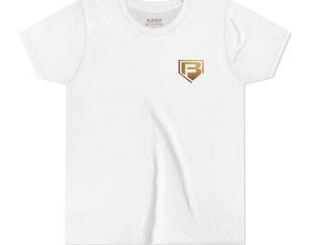 Blocked Baseball Youth T-Shirt | Built For Catchers Baseball Tee
