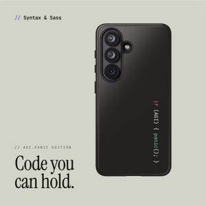 Saubere lustige Code-Schnipsel-Handyhülle | Technikwitze | AGI EDITION