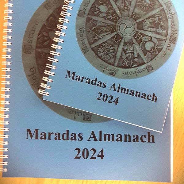 Maradas Almanach 2024 - Hexenkalender, Mondkalender, witch planner, moon calendar
