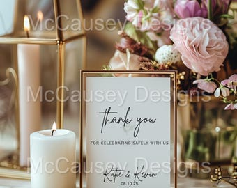 Rustic Wedding Sign Bundle | Editable Canva Templates (Instant Download)