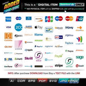 53 Web Zahlungen Vektoren ai, cdr, eps, pdf, svg sowie jpg, png - Instant Download - 376 Dateien TOTAL (9 Ordner)