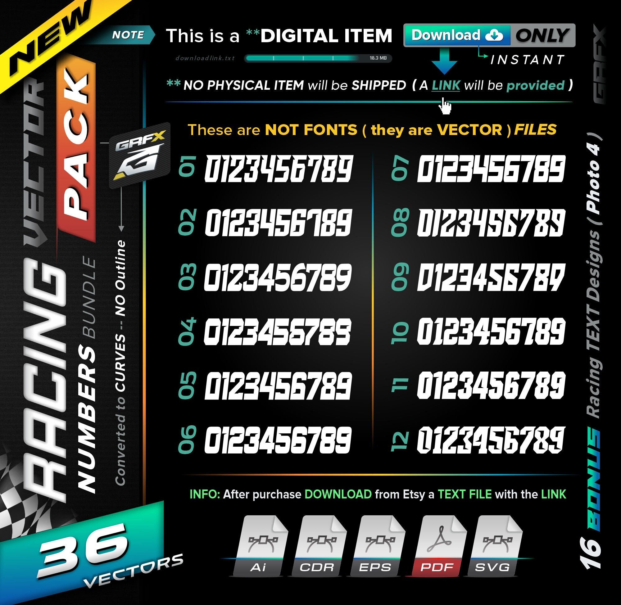 Number Racing Font 36 Racing Number Fonts On Cricut