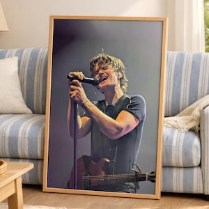 Joe Keery Poster - Djo Music Concert Art Print, Aesthetic Indie Rock Wall Decor, Cool Actor Musician Fan Gift Poster