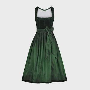 dark green queen dress Strapless Long Green Prom Dress with Beaded Corset Hunter Green / Medium