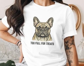 Funny French Bulldog T-Shirt, Distressed Glasses Dog Lover Tee