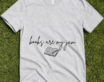 本は私の大好物Tシャツ、文学好きの読書家Tシャツ、司書や教師への心地よい読書ギフト、美的センスのある読書シャツ