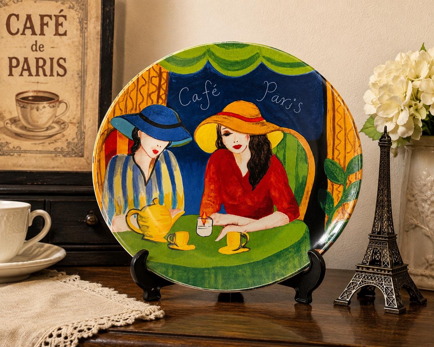 Paris Decorative Plates - Etsy