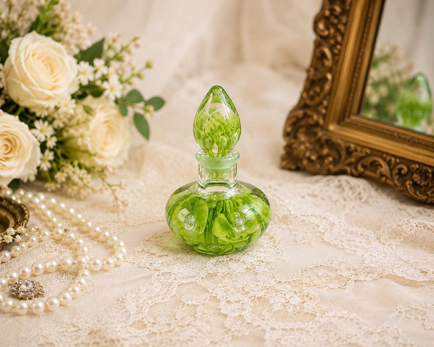 Green Perfume Bottles - Etsy