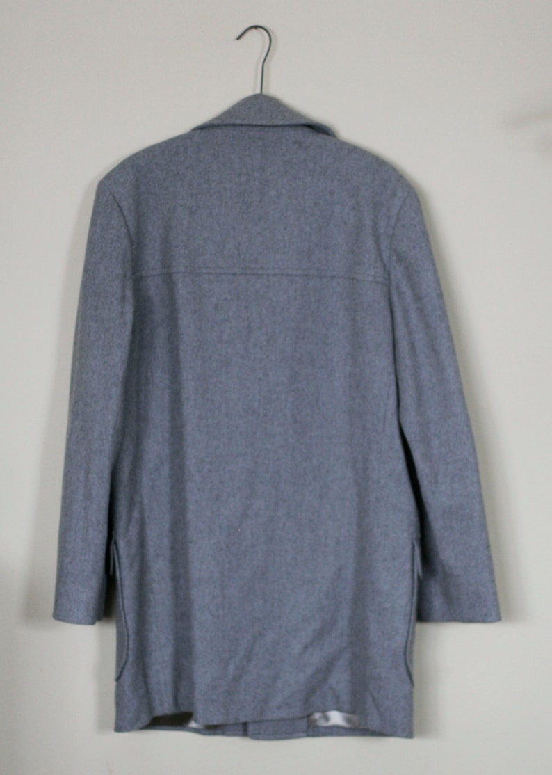 Vintage Pendleton Grey Wool Coat Men's Size 44 | Etsy