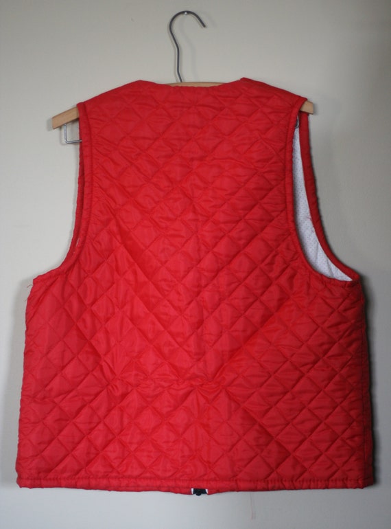 vintage quilted vest by trailblazer winchester sp… - image 5