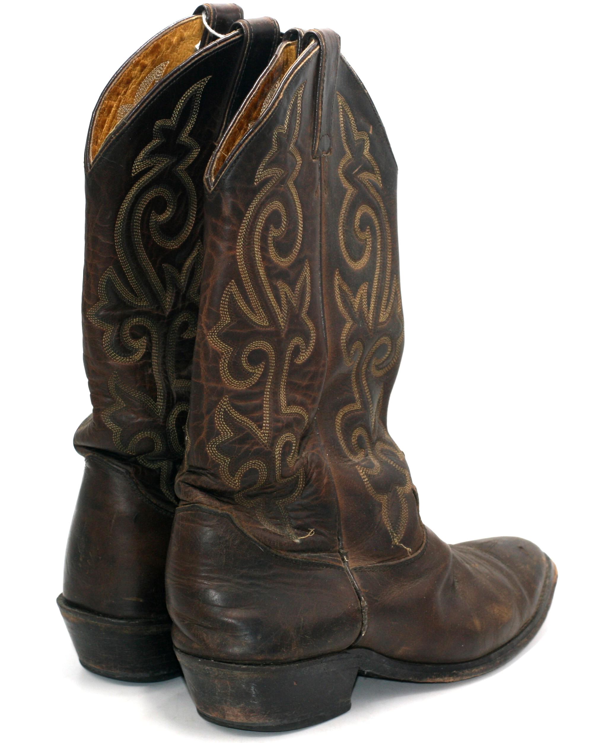 Justin Boots Men\'s Distressed Brown Leather Boots‎ Justin Men main image 2