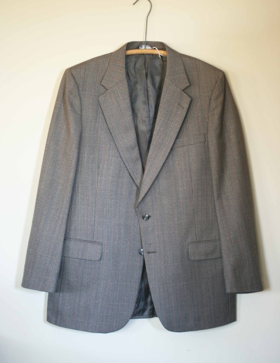 vintage burberrys' mens wool sport coat size 42