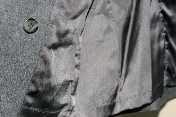 vintage Pendleton Gray Flannel Wool Double Breast… - image 6