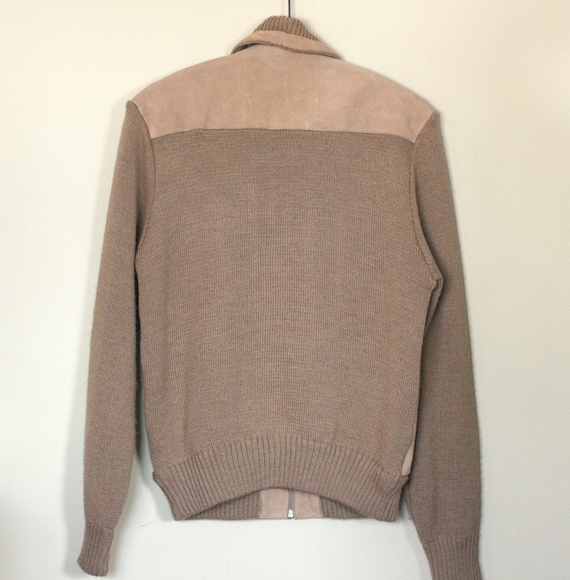 vintage suede knit size large by repage - image 5