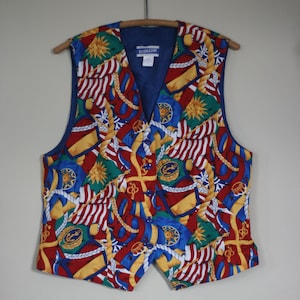 vintage pendleton women&#39;s vest size 12 100% rayon