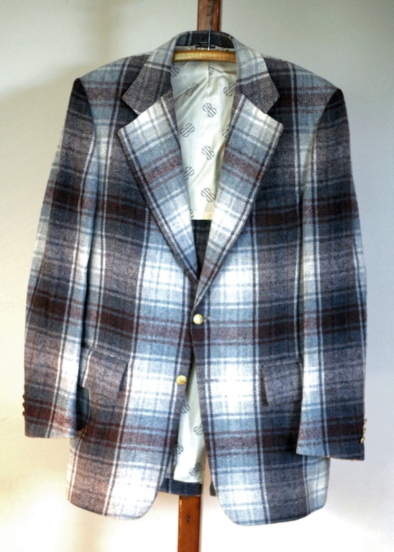 vintage mens sport coat bill blass