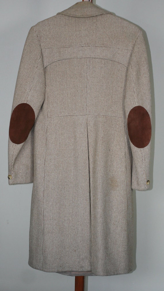 vintage mens wool full length coat - image 4