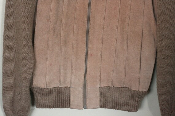 vintage suede knit size large by repage - image 3