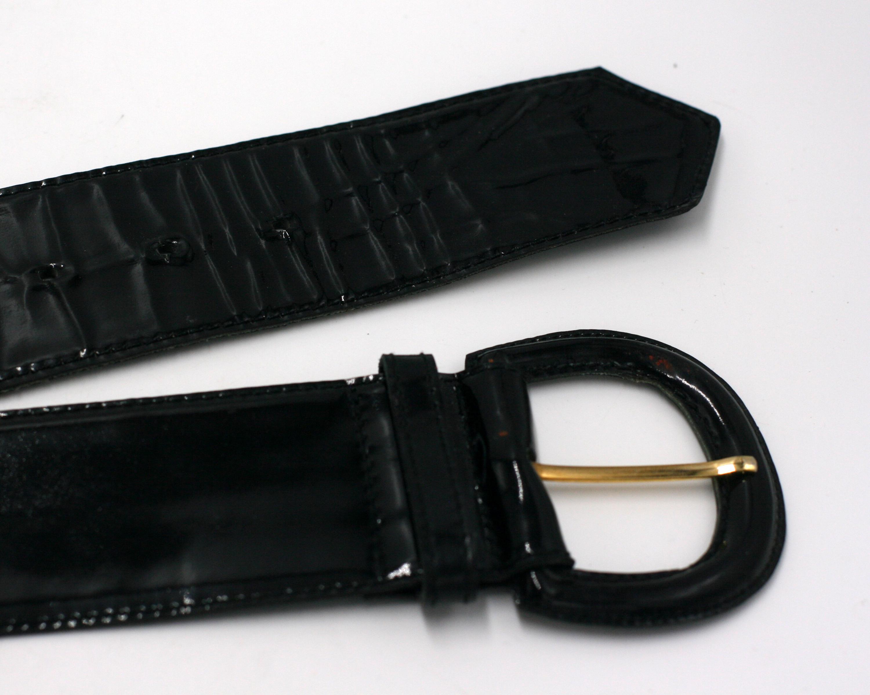 Vintage Leather AVION International Belt 2”Wide Adjustable Pin Buckle 34-37” EUC Avion International Brown Leather Tooled Belt Wide Brass  main image 4