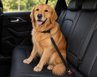 Autosicherheitsgurt für Hunde | Verstellbarer Autosicherheitsgurt für Hunde | ISOFIX-Sicherheitsgurt für Haustiere | Sicherheitsleine für Hunde auf Reisen