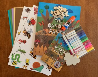 The Garden Party Book and Illustration Activity Kit