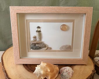 Un tocco di mare / Arte con ciottoli di mare fatti a mano