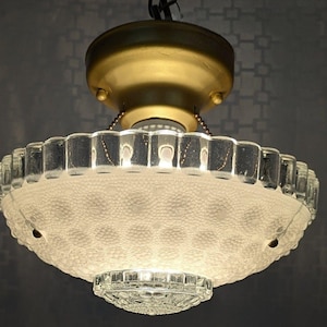 Vintage 1930s Ceiling Light Fixture - Etsy