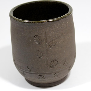 SCA LARP Viking Age Anglo-Saxon Dark Ages Birka Pattern Medieval Ceramic Tumbler Cup