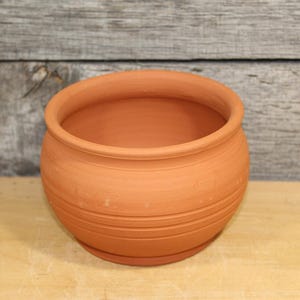 4 1/2&quot; Terra Cotta Clay Bonsai Pot or Succulent Planter