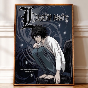Death Note L Poster - Etsy