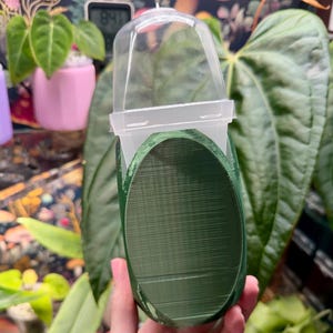 3D Printed Cover With Clear Nursery Pot & Humidity Dome
